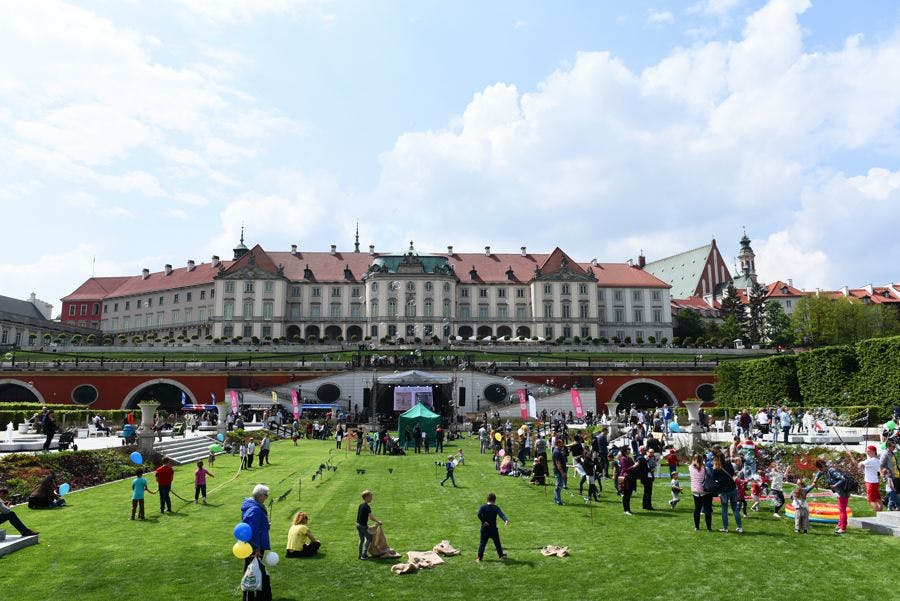 The Gardens of the Royal Castle in Warsaw celebrates the opening anniversary of the Lower Garden