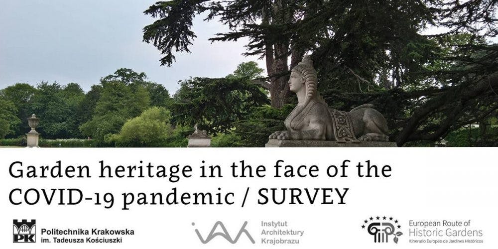 Garden heritage in the face of the COVID-19 pandemic: Survey
