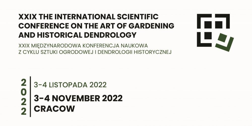 The European Route of Historic Gardens patronizes the XXIX conference on garden art and historical dendrology