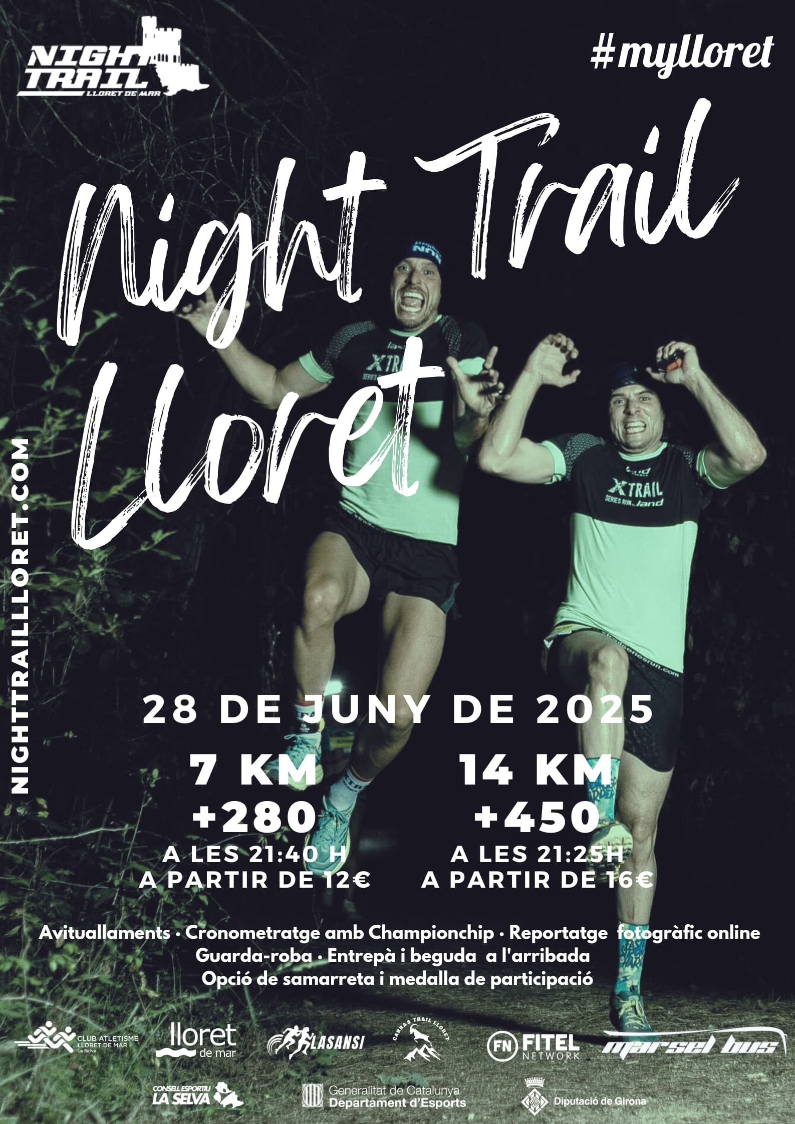¡Abrimos inscripciones a la Night Trail Lloret el 7 de mayo!