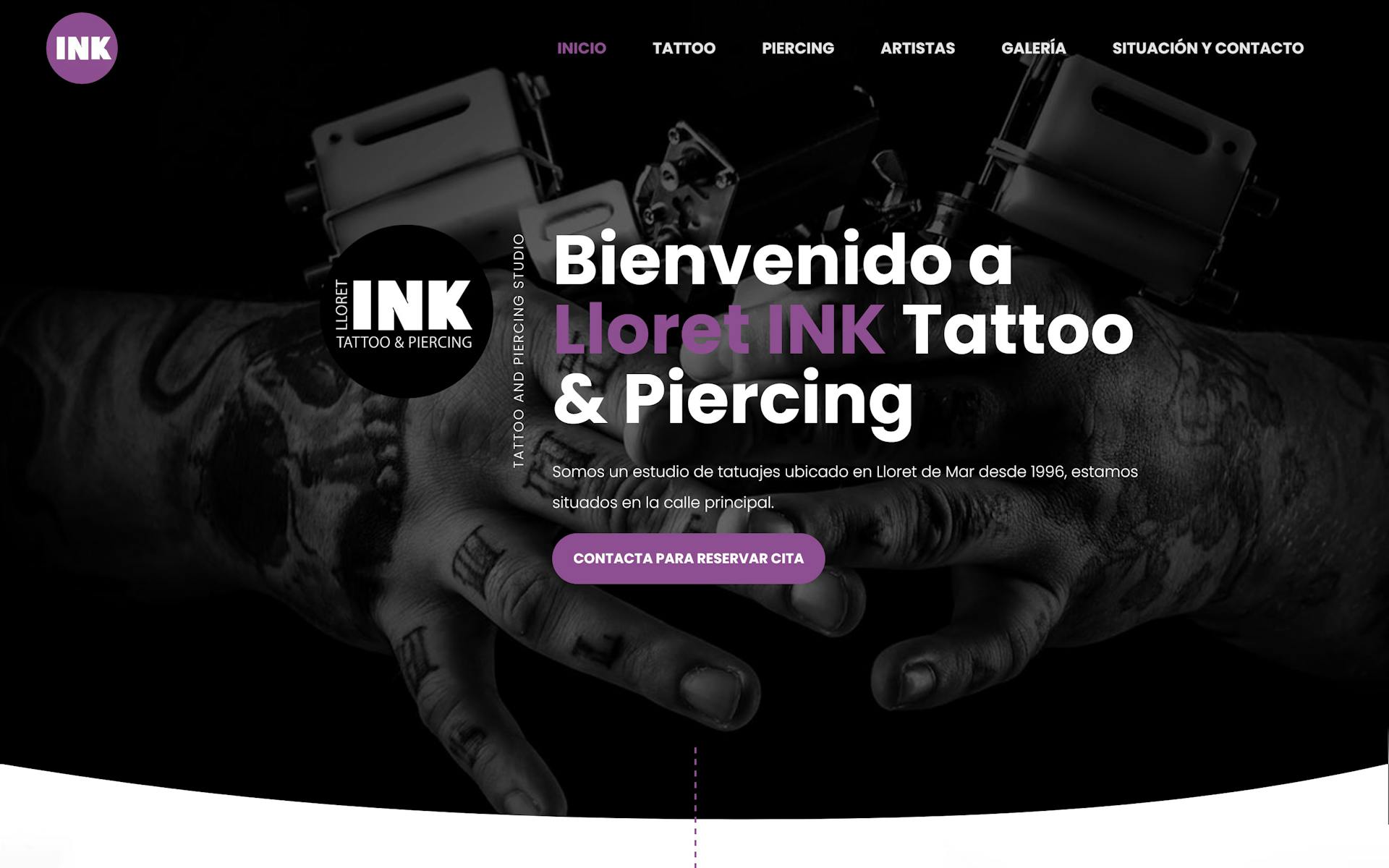 Desenvolupament d’espai web per a estudi de tatuatges