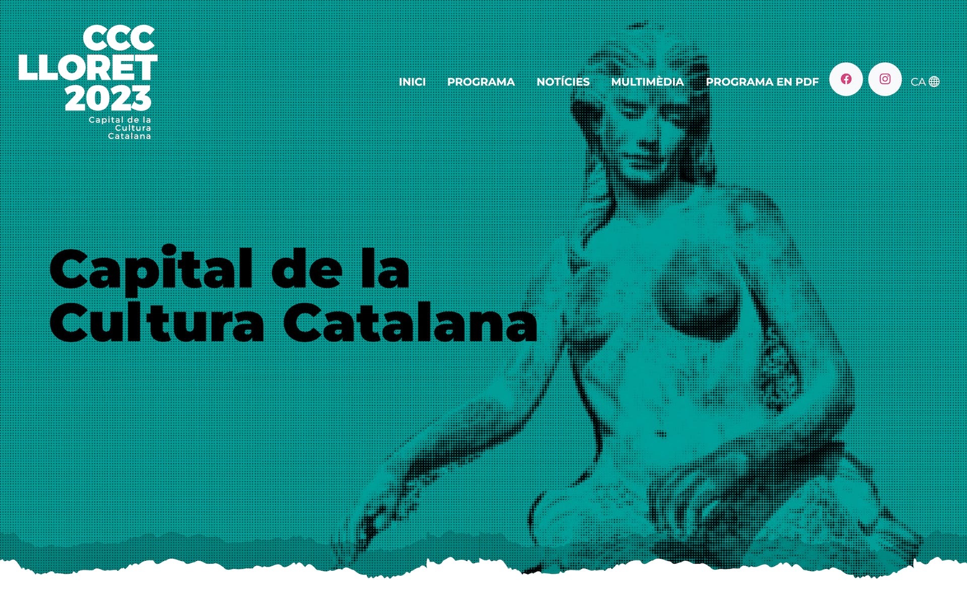 Pàgina web per a la promoció de la Capital de la Cultura Catalana