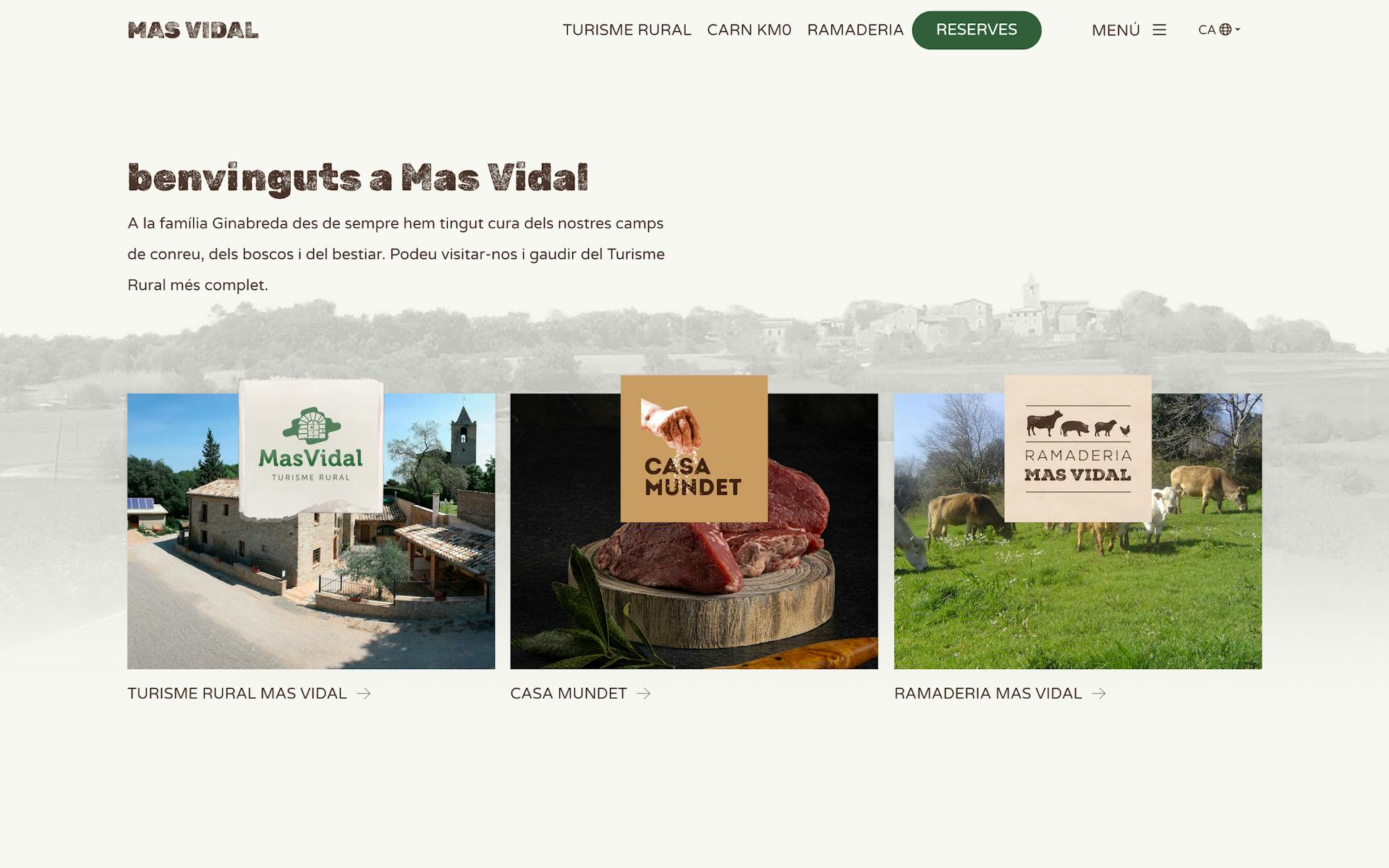Proyecto web para empresa de turismo rural