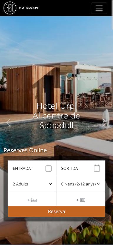 Web per a hotel a Sabadell