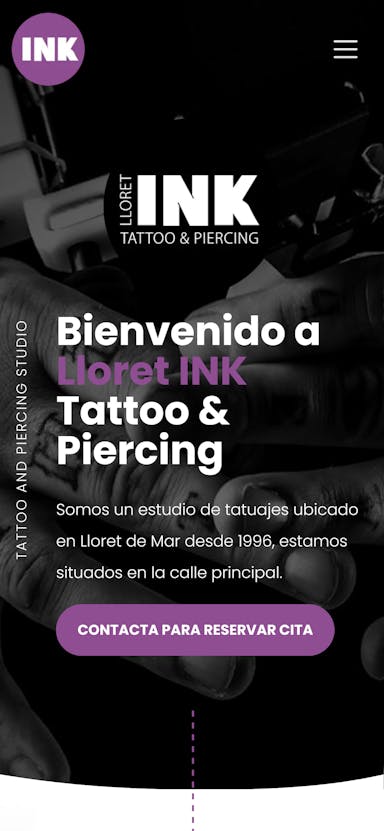 Desarrollo de espacio web para estudio de tatuajes