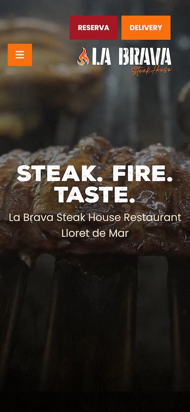 Sitio web para restaurante en Lloret de Mar