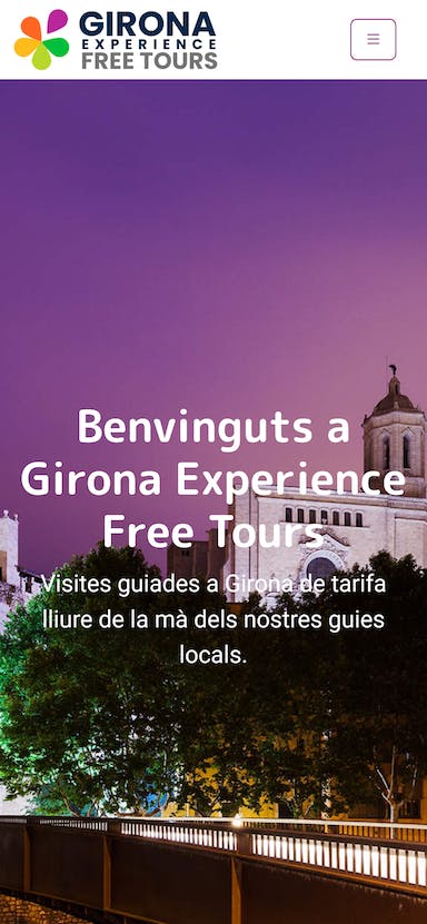Lloc web per a empresa de visites guiades a Girona