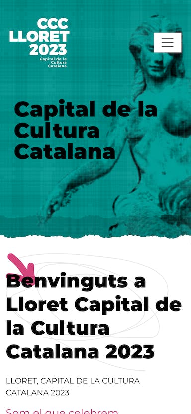 Página web para la promoción de la Capital de la Cultura Catalana