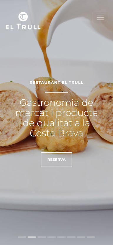 Programació web per a restaurant de la Costa Brava