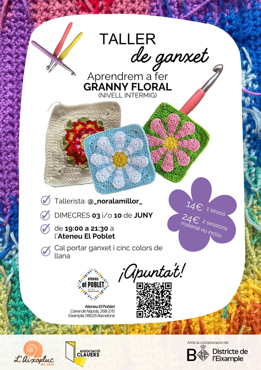 Taller de Ganxet: GRANNY FLORAL