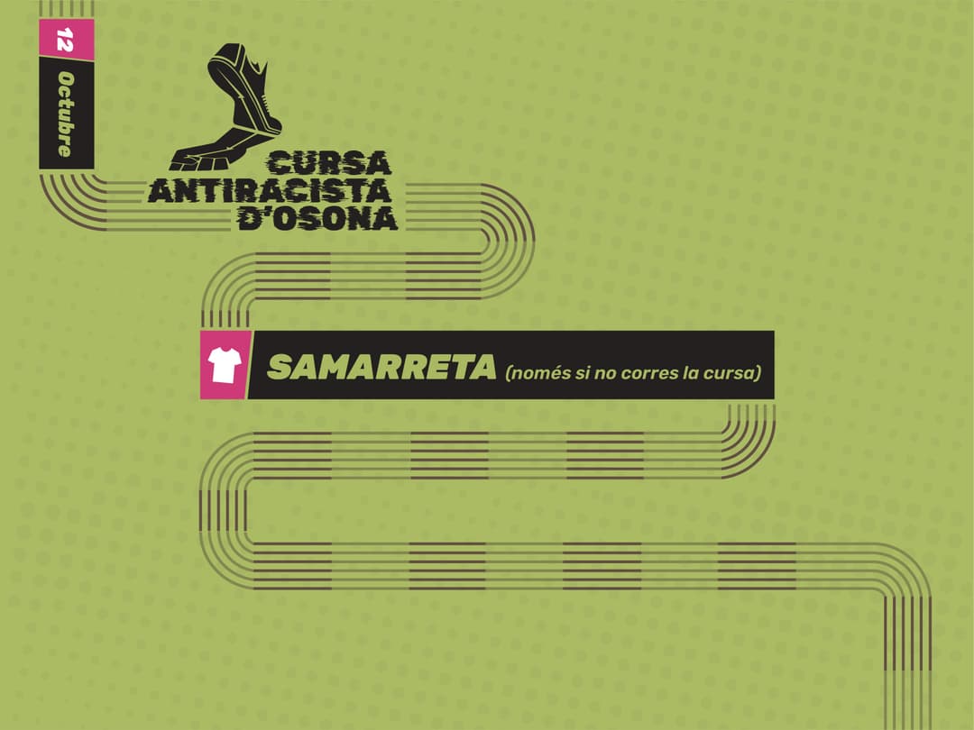 1a Cursa Antiracista d'Osona - SAMARRETA 