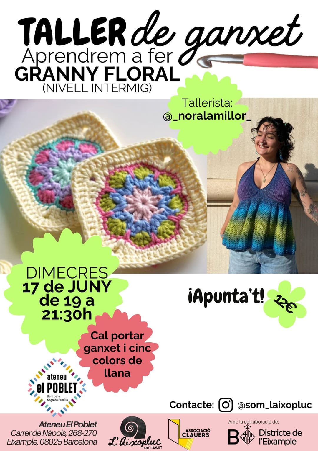 Taller de Ganxet: GRANNY FLORAL