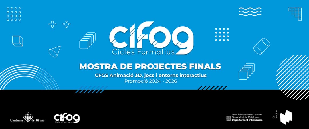 Gala de graduació CFGS Animació 3D, jocs i entorns interactius. Promoció 2024-2026