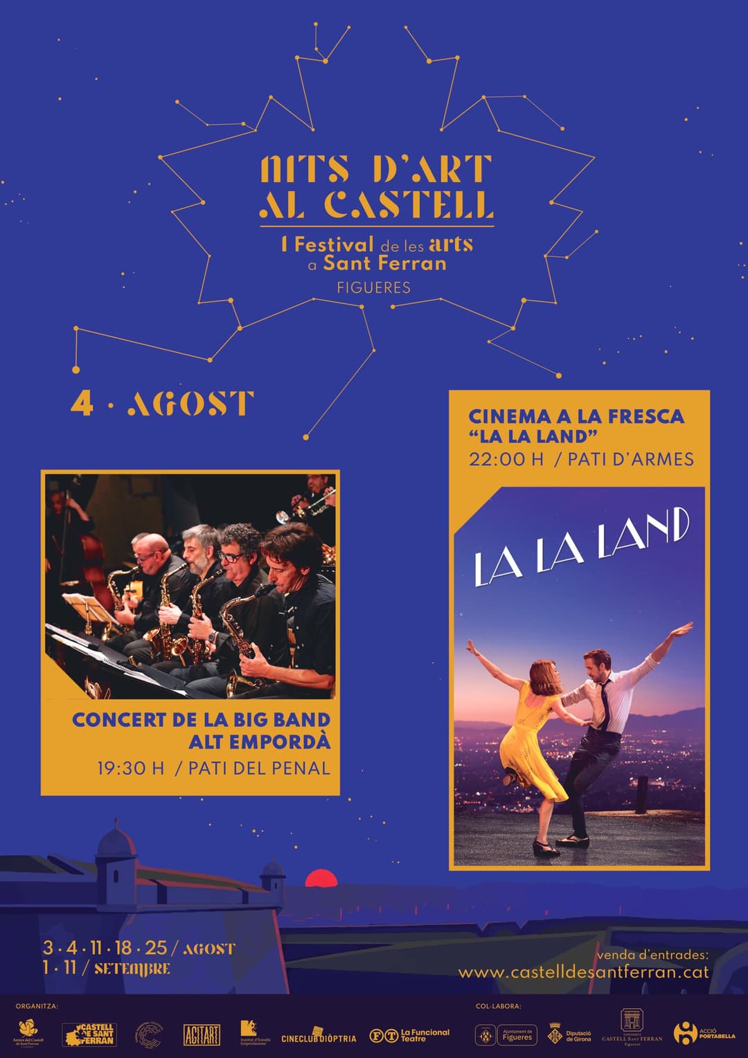 CINEMA A LA FRESCA "LA LA LAND". 