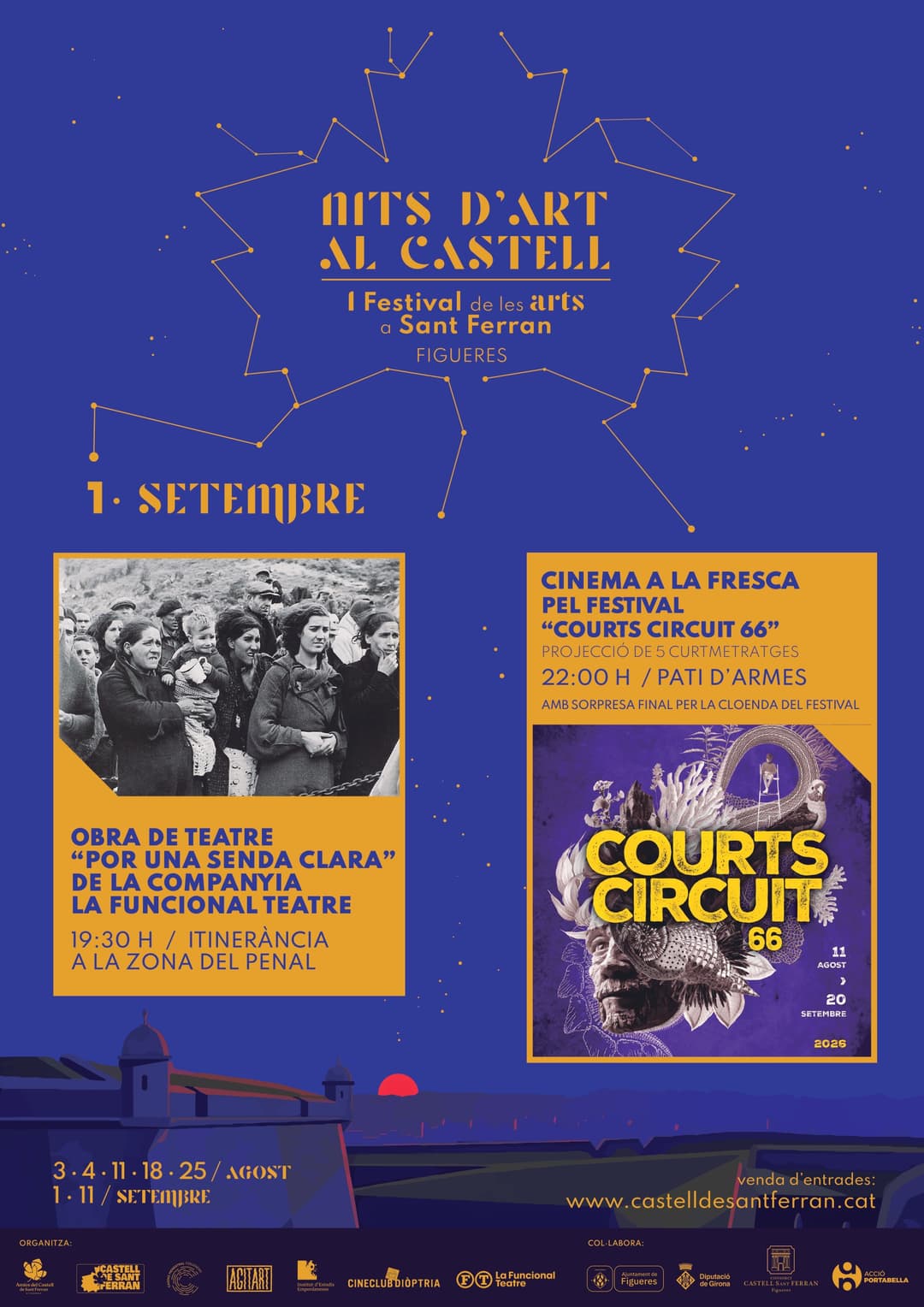 CINEMA A LA FRESCA PEL FESTIVAL "COURTS CIRCUIT 66"