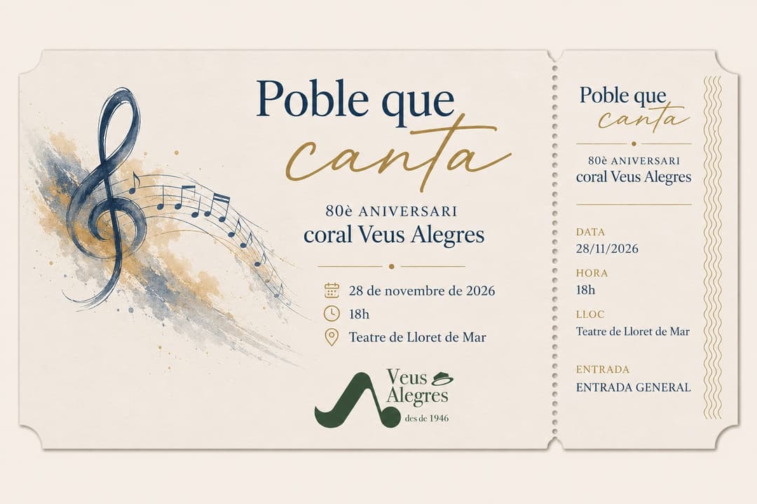 Poble que canta: 80è aniversari Veus Alegres