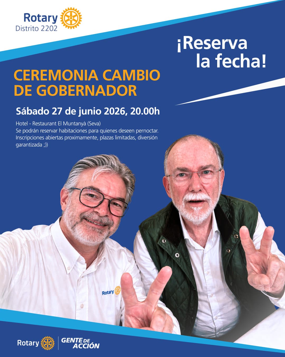 Cambio de Collar de Rotary Distrito 2202