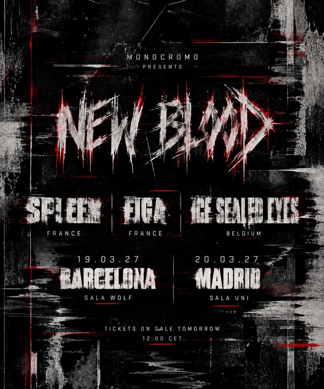 MONOCROMO PRESENTS: NEW BLOOD #001 - BARCELONA