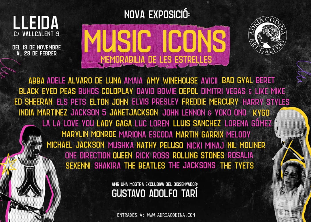 MUSIC ICONS - Memorabilia de les estrelles