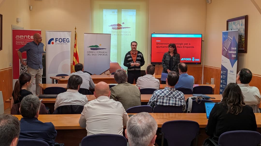 Dinar showroom empreses tecnològiques gironines a Santa Coloma de Farners