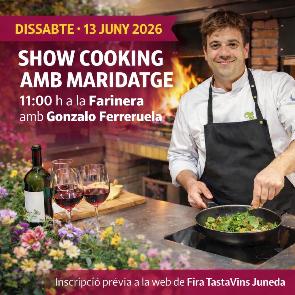 SHOW COOKING AMB GONZALO FERRERUELA - FIRA TASTAVINS JUNEDA