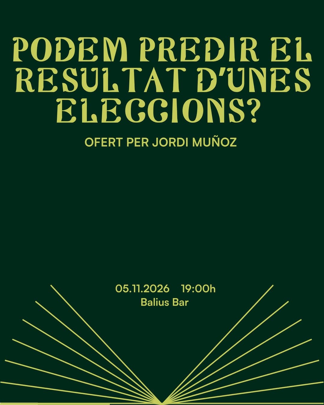 Podem predir el resultat d’unes eleccions? - Jordi Muñoz
