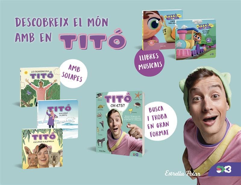 Signatura de llibres amb en Titó i en John C.