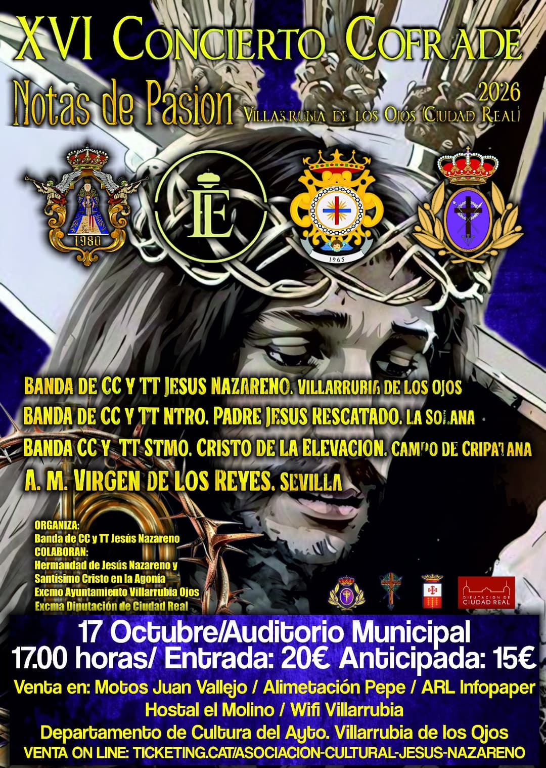 XVI CONCIERTO COFRADE VILLARRUBIA DE LOS OJOS 