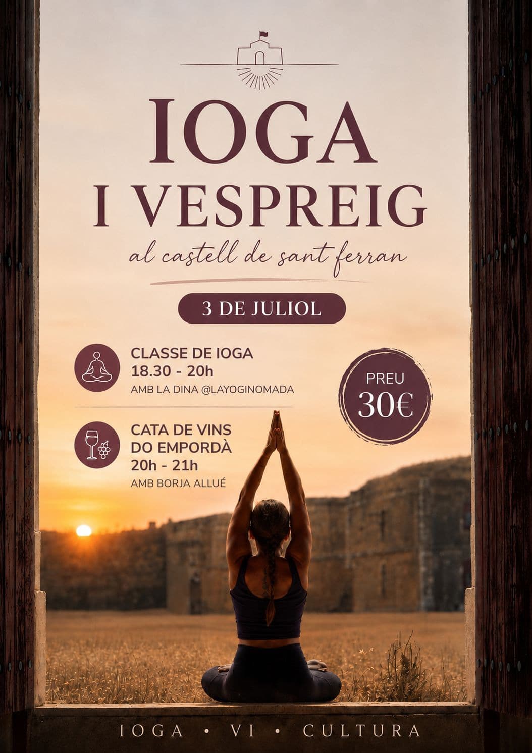 IOGA, CULTURA I VERMUT