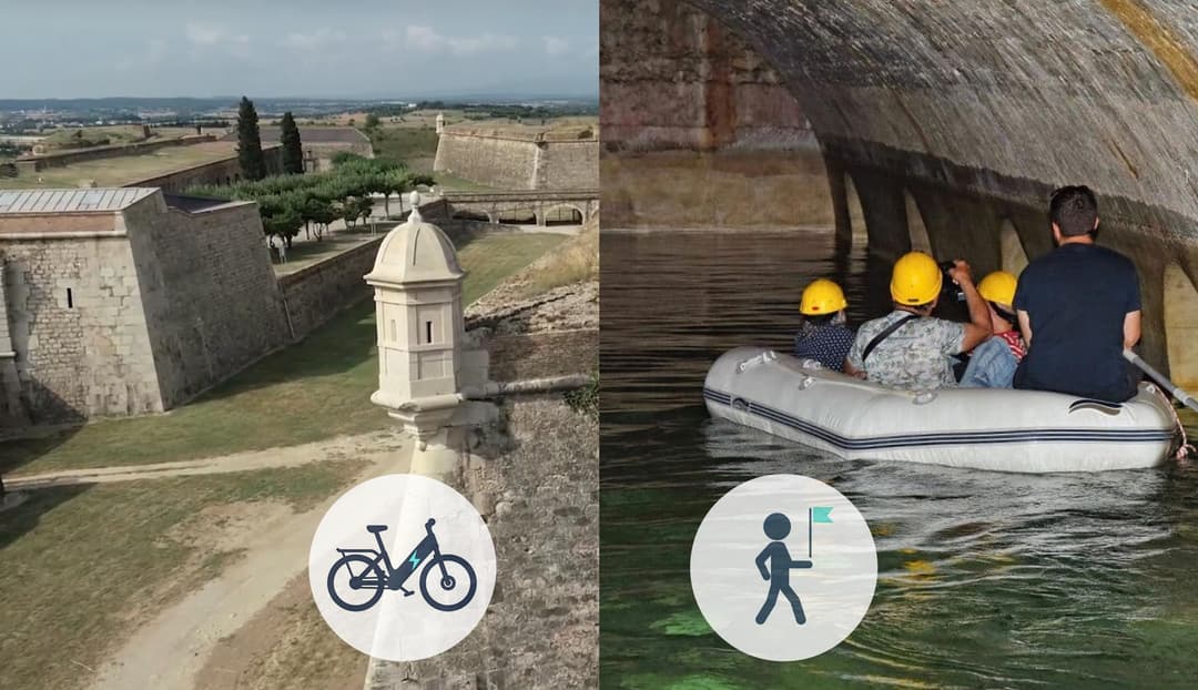 Visite guidée des douves et des citernes du Château de Sant Ferran