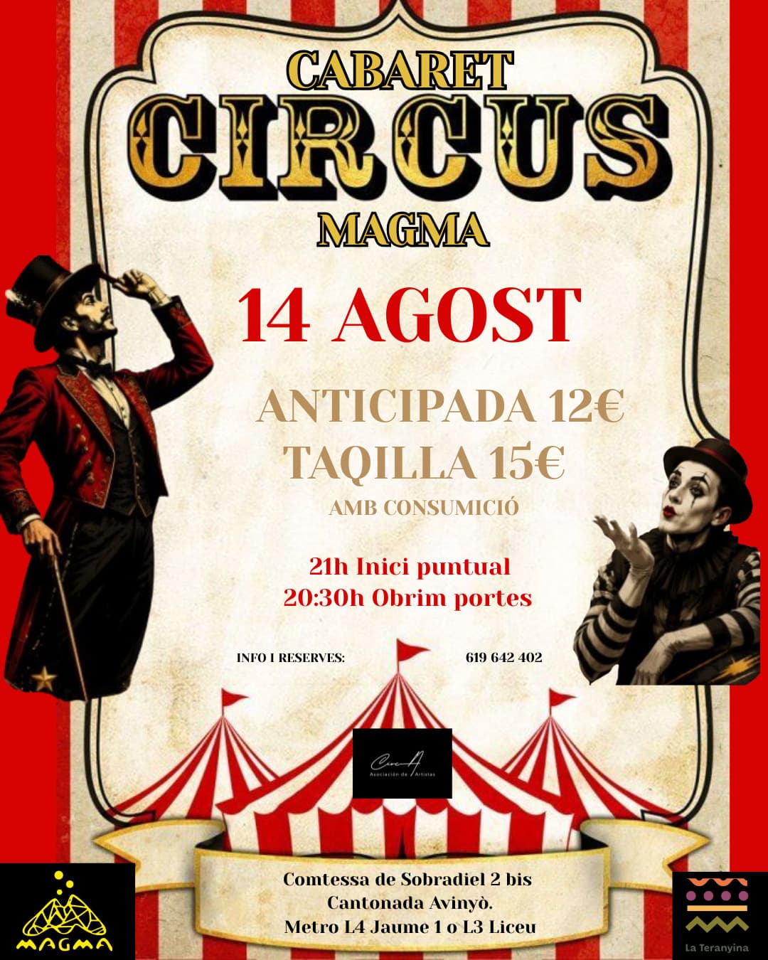 CABARET MAGMA 14 AGOST