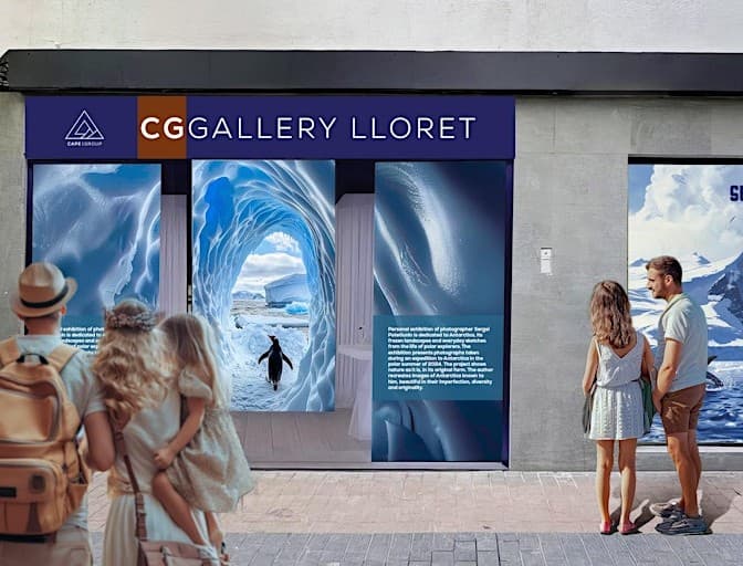 Foto-museo interactivo de la Antártida con realidad virtual