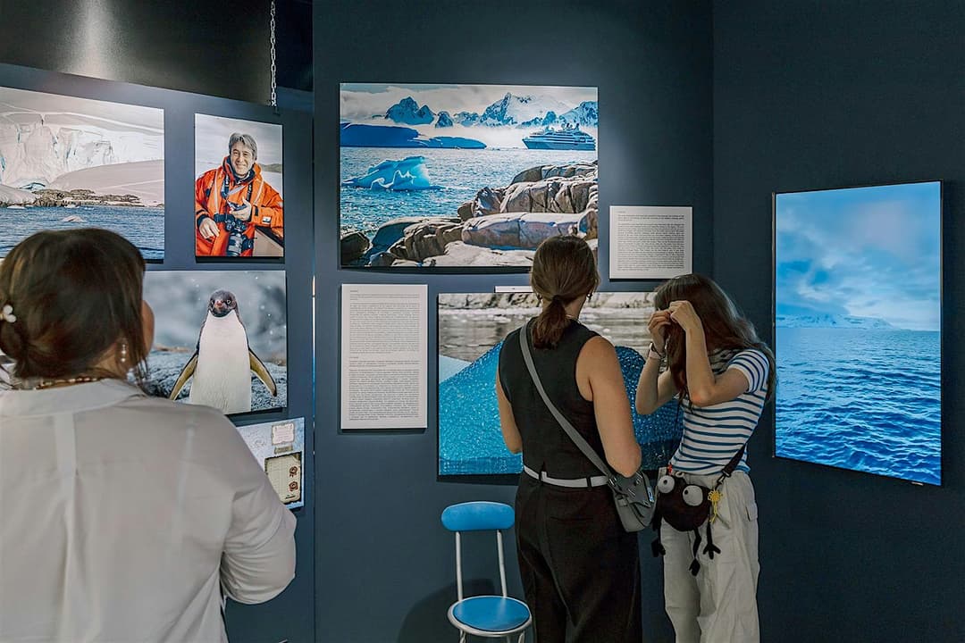 Foto-museo interactivo de la Antártida con realidad virtual