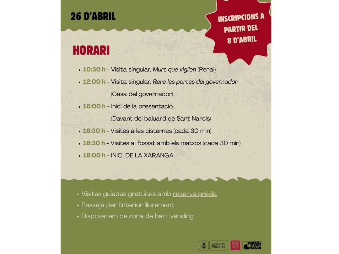 Presentació de la dinamització del Castell de Sant Ferran