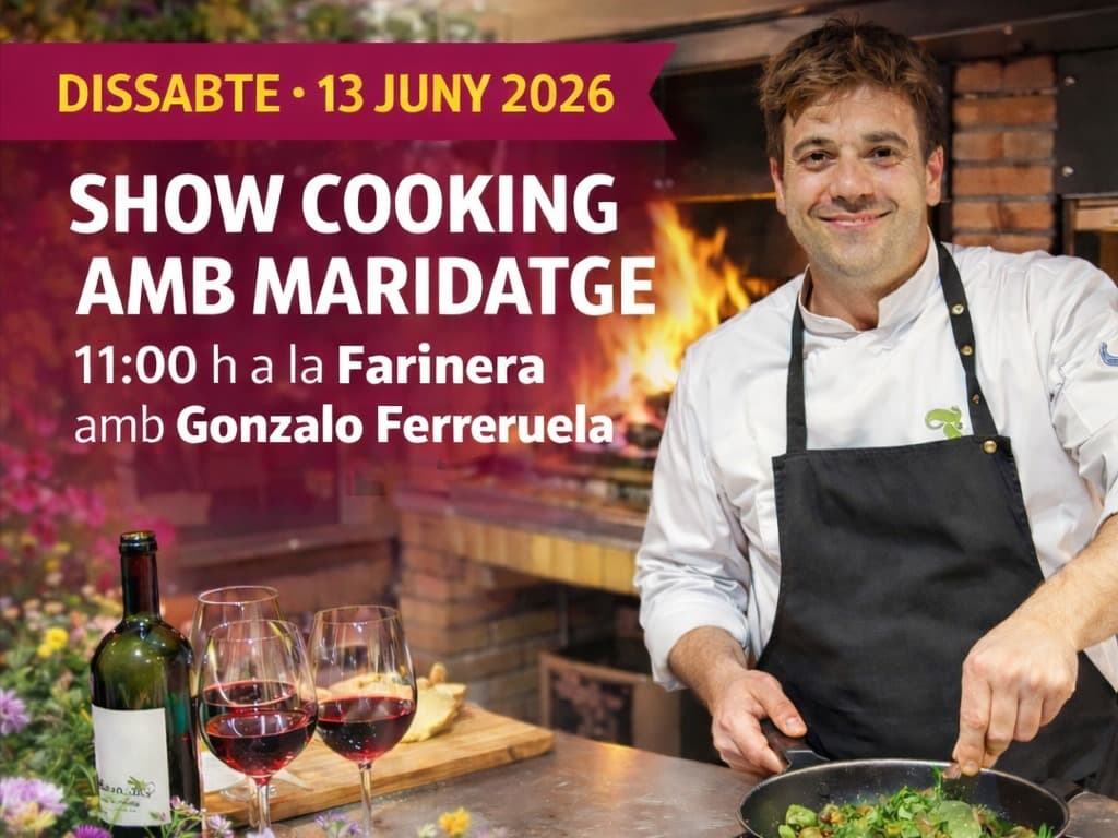 SHOW COOKING AMB GONZALO FERRERUELA - FIRA TASTAVINS JUNEDA