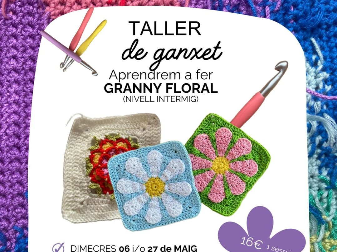 Taller de Ganxet: GRANNY FLORAL