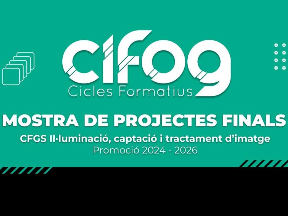 Gala de graduació CFGS Il·luminació, captació i tractament d'imatge. Promoció 2024-2026