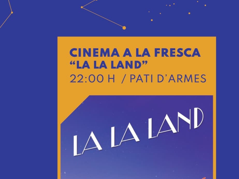 CINEMA A LA FRESCA "LA LA LAND". 