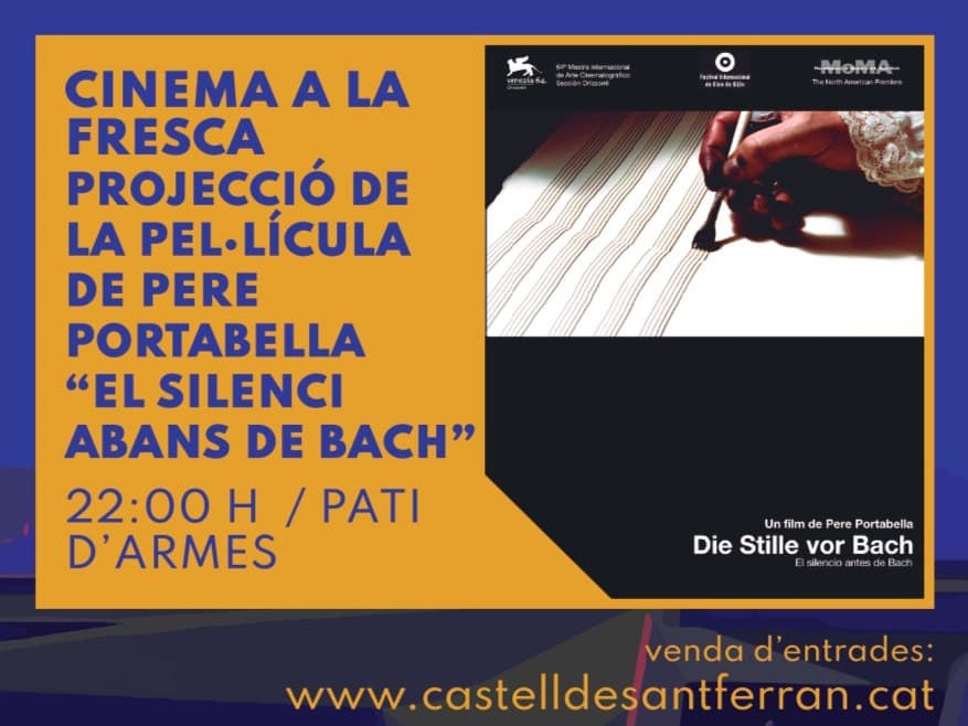 CINEMA A LA FRESCA PROJECCIÓ DE LA PEL·LÍCULA DE PERE PORTABELLA "EL SILENCI ABANS DE BACH".