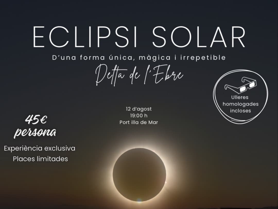 Eclipsi Solar en Caiac | Delta de l'Ebre