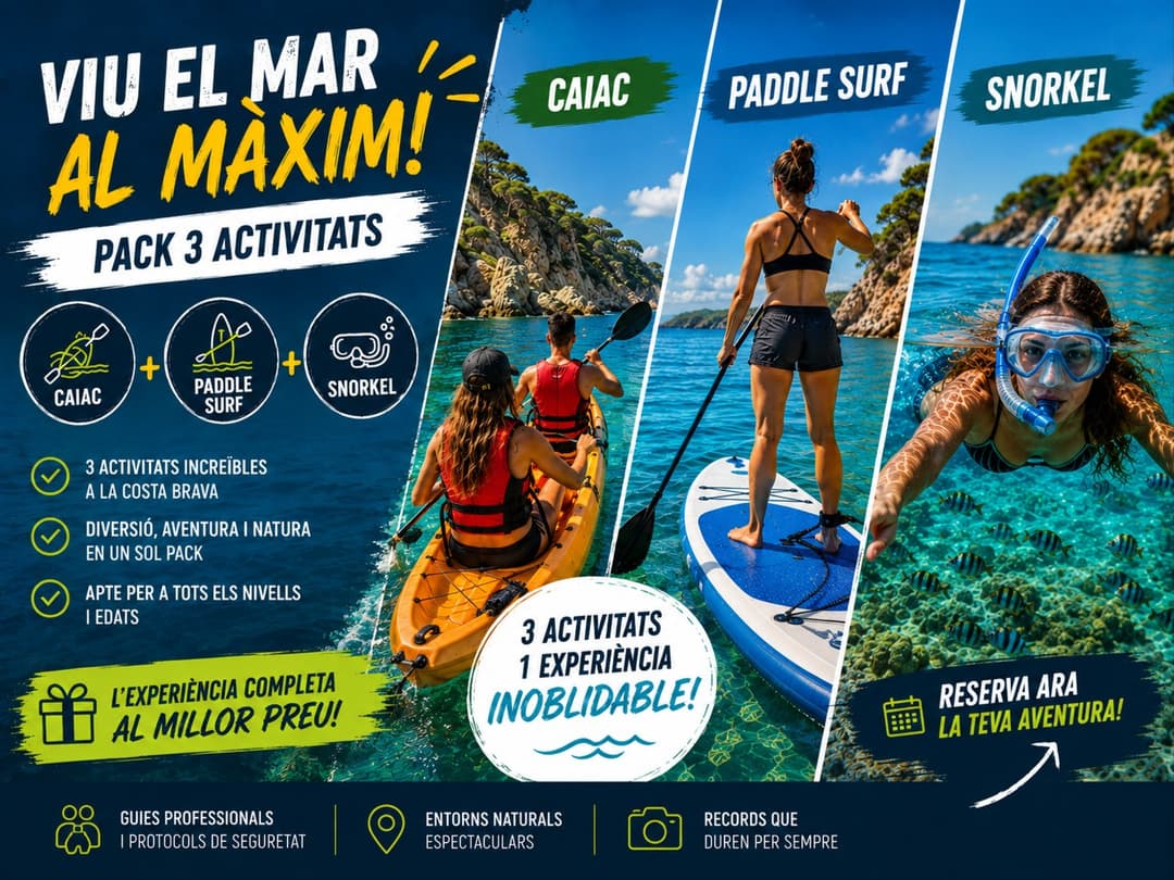 Costa Brava Outdoor - Pack Aventura (Esdeveniment Pack)
