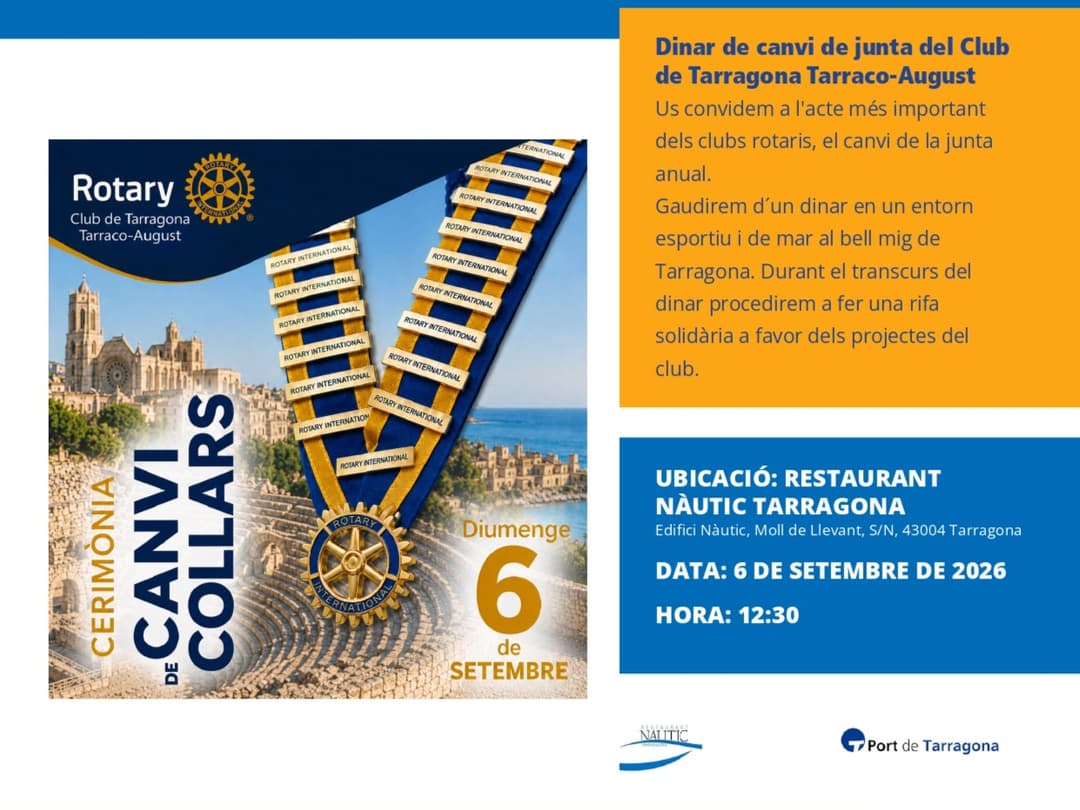 Canvi de collars any 2026-2027 RC Tarraco-August