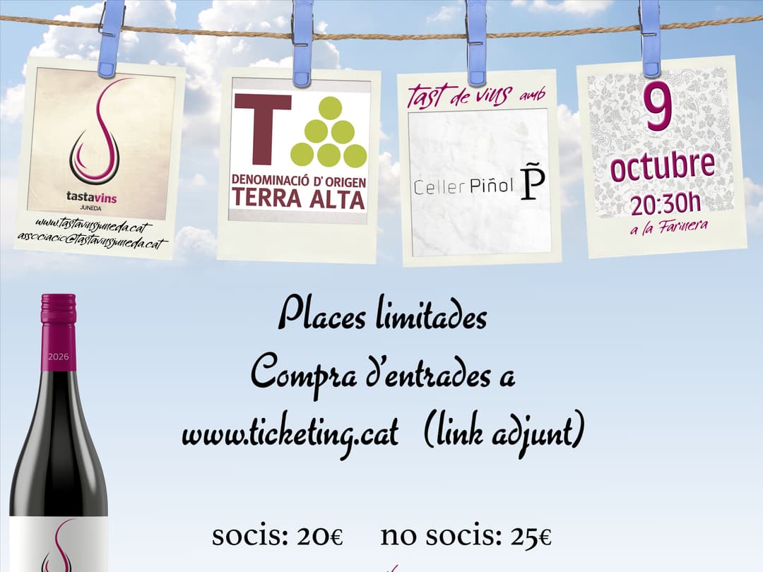 Tast amb Celler Piñol (DO Terra Alta)