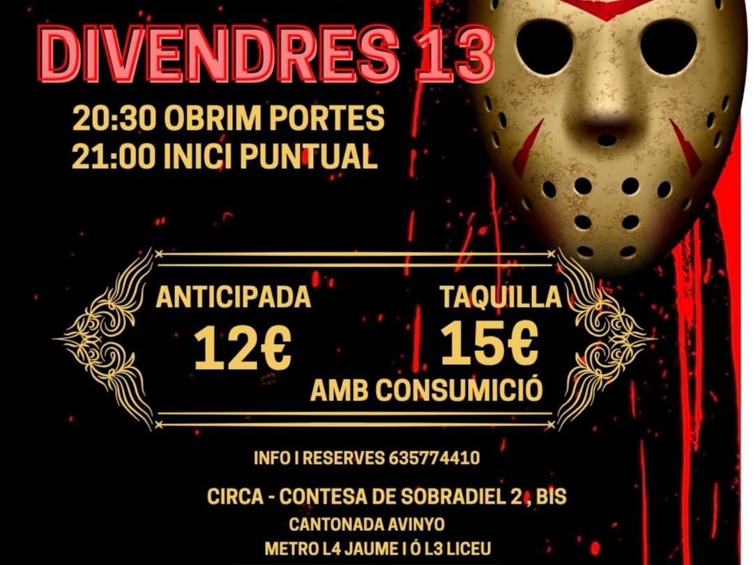 VIERNES 13 CABARET