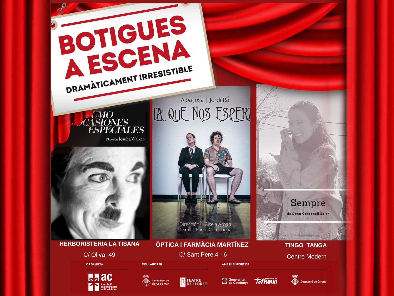 Representació de La que nos espera + Solo fumo en ocasiones especiales + Sempre