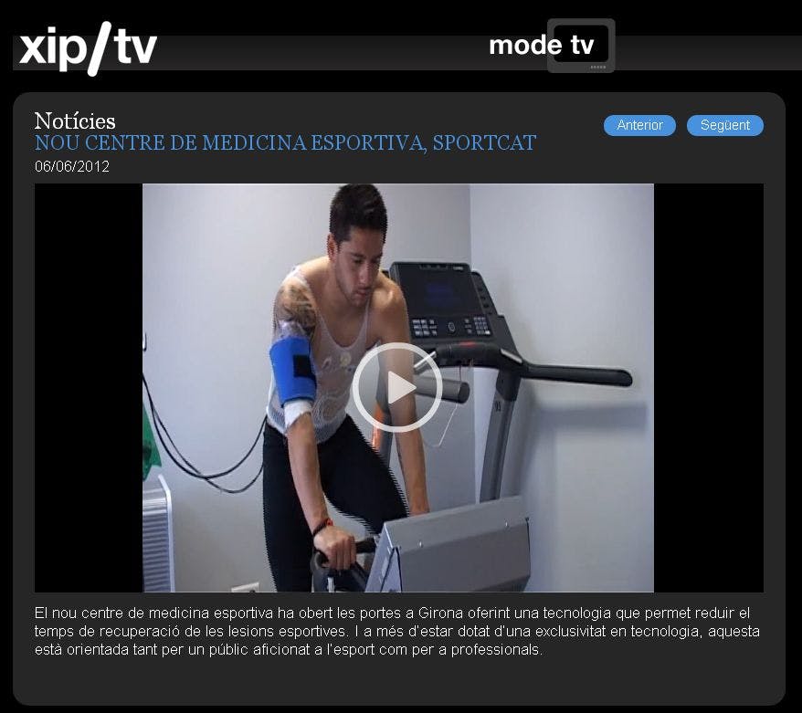 Nou centre de medicina esportiva SPORTCAT (SPORTS MEDICINE)