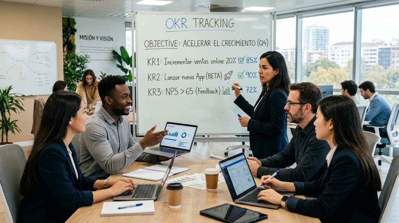 Qué son los OKR, ejemplos y cómo aplicar esta metodología