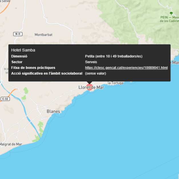 El Hotel Samba de Lloret de Mar, destacado en el Mapa de Experiencias Destacadas en Responsabilidad Social