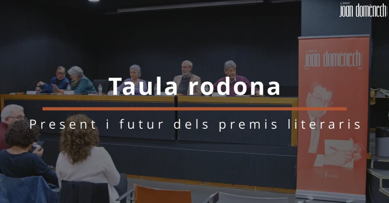TAULA RODONA - PRESENT I FUTUR DELS PREMIS LITERATIS