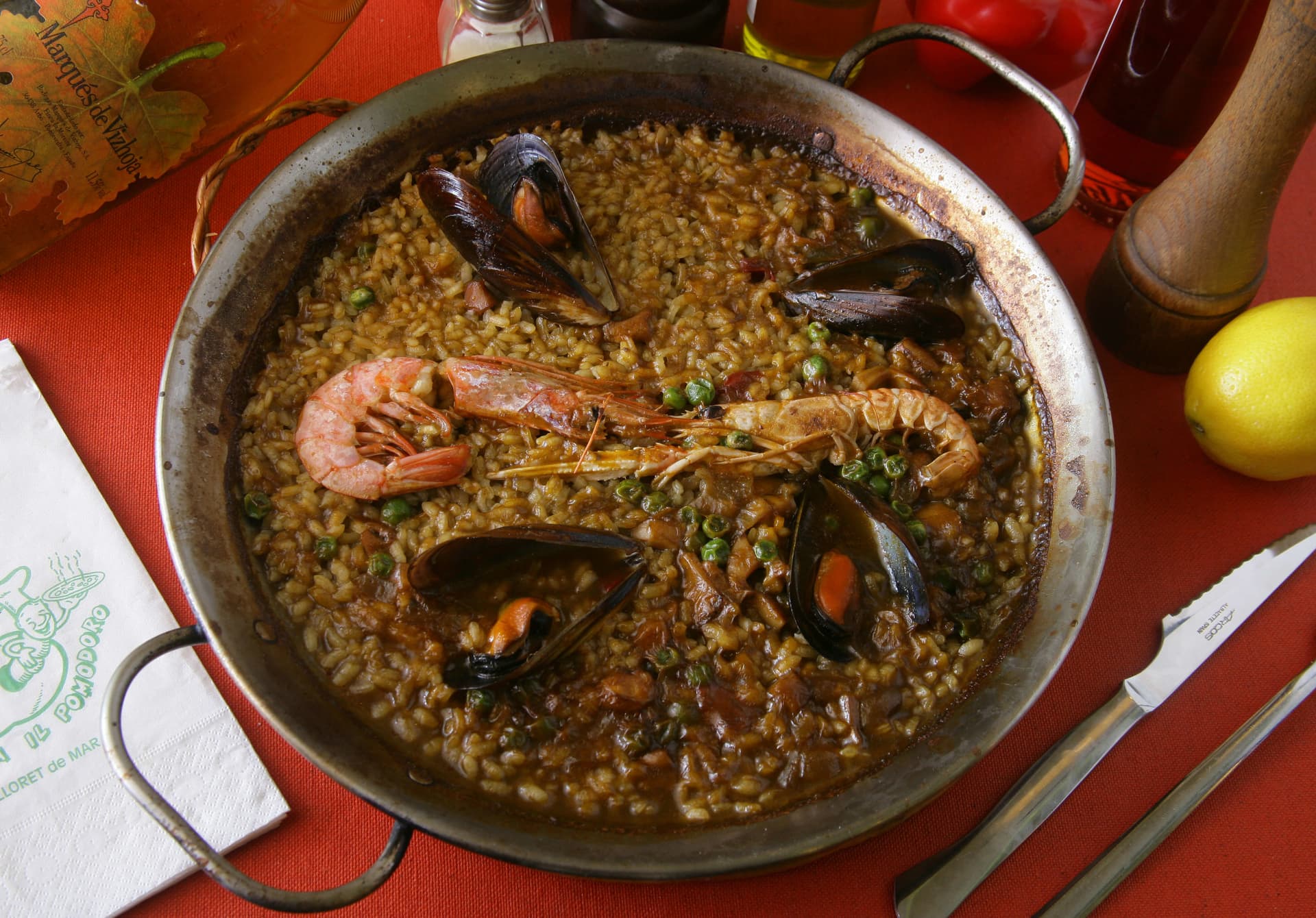 Paella marinera